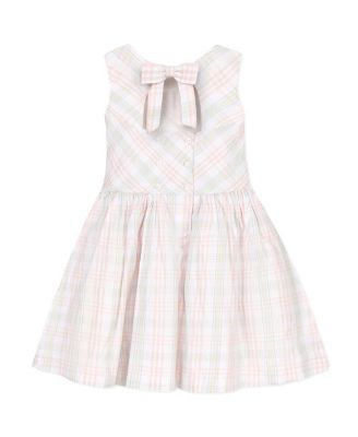 Girls' Organic Stretch Poplin Button Back Party Dress - Little Kid, Big Kid