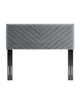 Modway Alyson Angular Channel Tufted Performance Velvet Headboard, California King