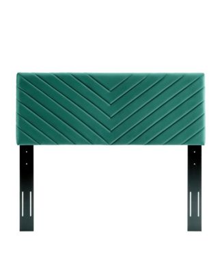 Modway Alyson Angular Channel Tufted Performance Velvet Headboard, Twin