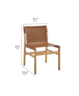  Sonora Leather Dining Side Chair