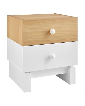 Nolia 2-Drawer Color Block Nightstand