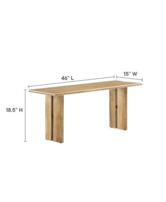  Amistad 46" Wood Bench