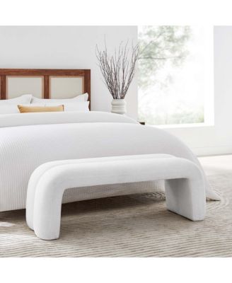  Dax 50.5" Chenille Upholstered Accent Bench