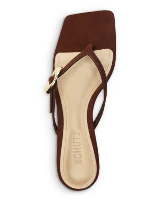 Women's Miriam Nubuck Leather Thong Sandals