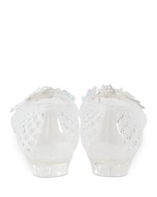 Women's Camelia Sequin & Imitation Pearl Clear Gold Jelly Shoes