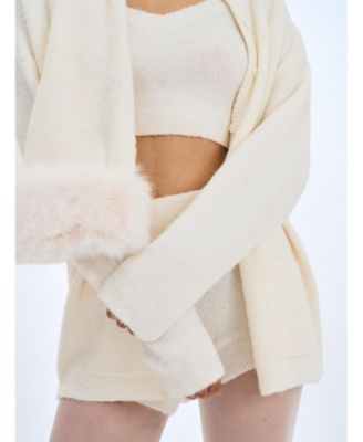  Selma Wool-Blend Ribbed Knit Scarf