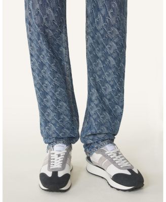  Bumpr Sneakers In Mesh And Brushed Suede