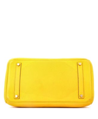 Birkin 35 Handbag Yellow Togo with Gold Hardware