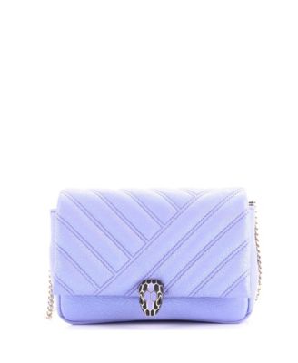  Mini Serpenti Cabochon Shoulder Bag Diagonal Quilted Leather