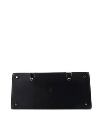  MM Saigon Top Handle Bag Coated Canvas with Leather