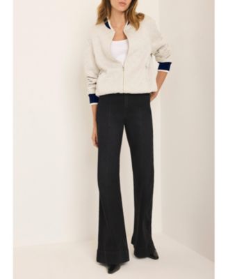  Women's Quilted Bomber Jacket