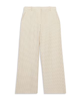 Pinstripe Wide Leg Pants