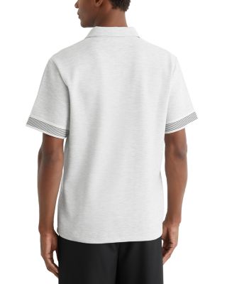 Half Zip Tape Cuff Polo Shirt