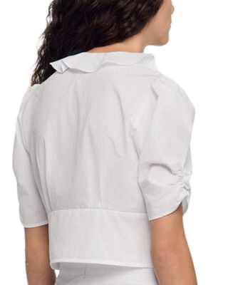 Aleo Ruffle Tie Front Top