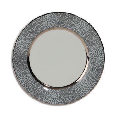 Mak Grey & Gold Dessert Plate