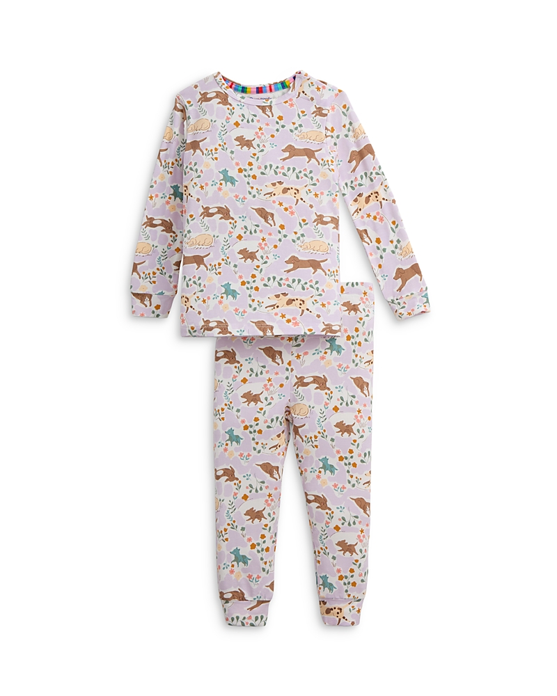 Magnetic Me Girls' Best Fur End Long Sleeved Magnetic Pj Set - Little Kid