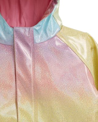 Girls' Unicorn Sparkle Print Magnetic Raincoat - Little Kid, Big Kid