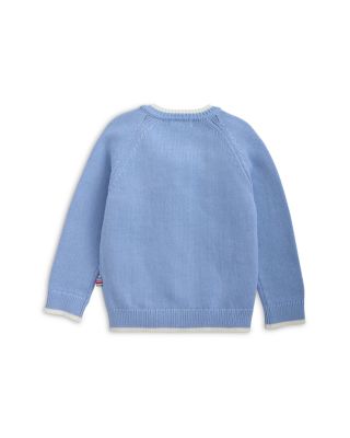 Boys' Crewneck Tipping Magnetic Cardigan - Little Kid