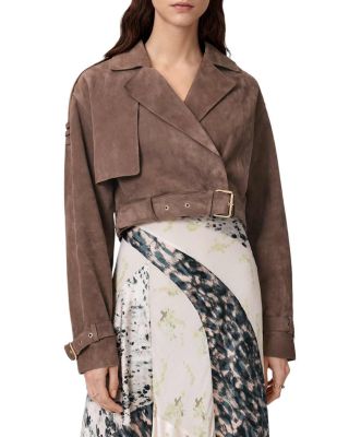 Ophelia Suede Crop Jacket