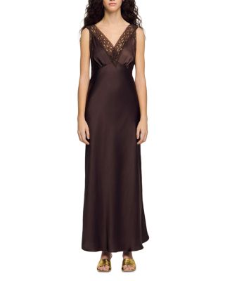 Behati Lace Collar Maxi Dress