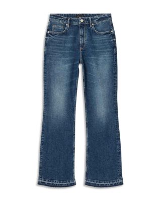 Fable High Rise Bootcut Jeans in Mid Indigo