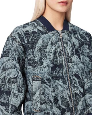 Kaytra Denim Bomber Jacket