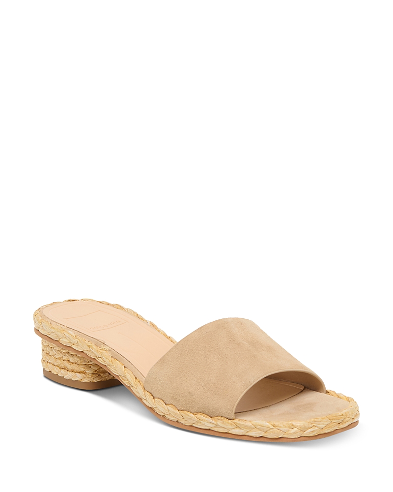 Dolce Vita Women's Dixi Suede Espadrille Slide Sandals