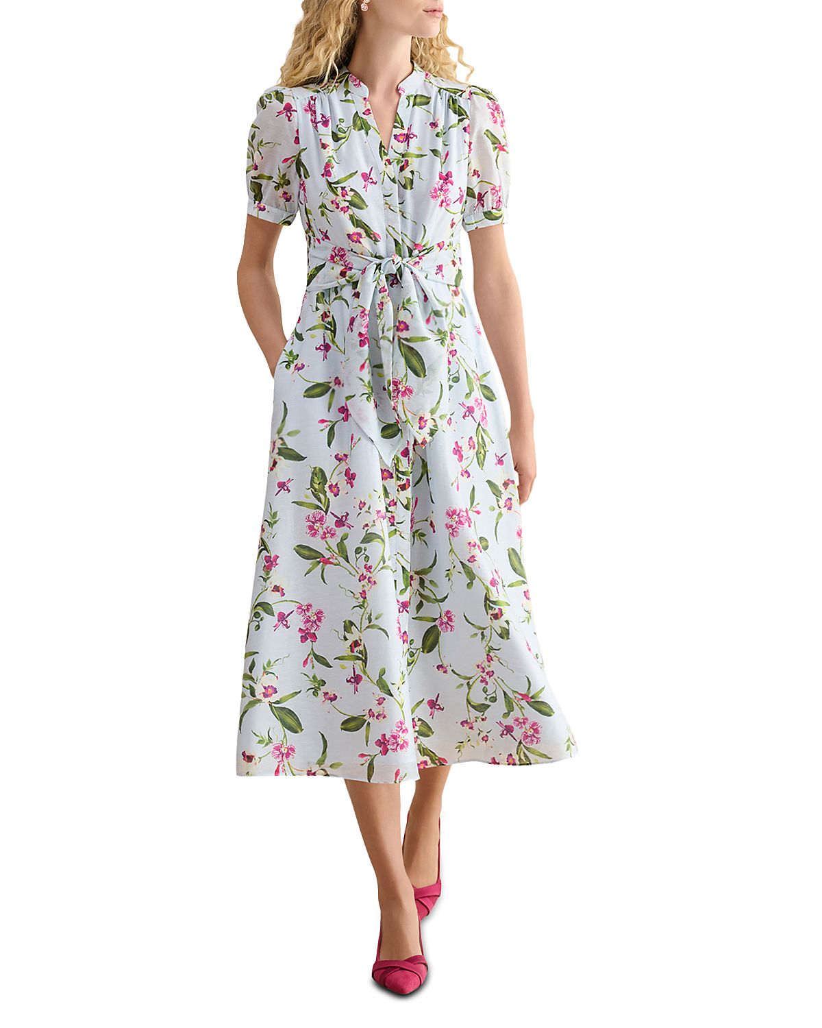 Hobbs London Clarissa Belted Dress
