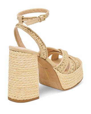 Women's Danila Raffia Espadrille Platform Sandals 