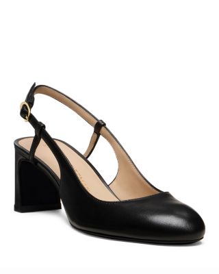 Women's Babette Leather Mary Jane Slingback Pumps