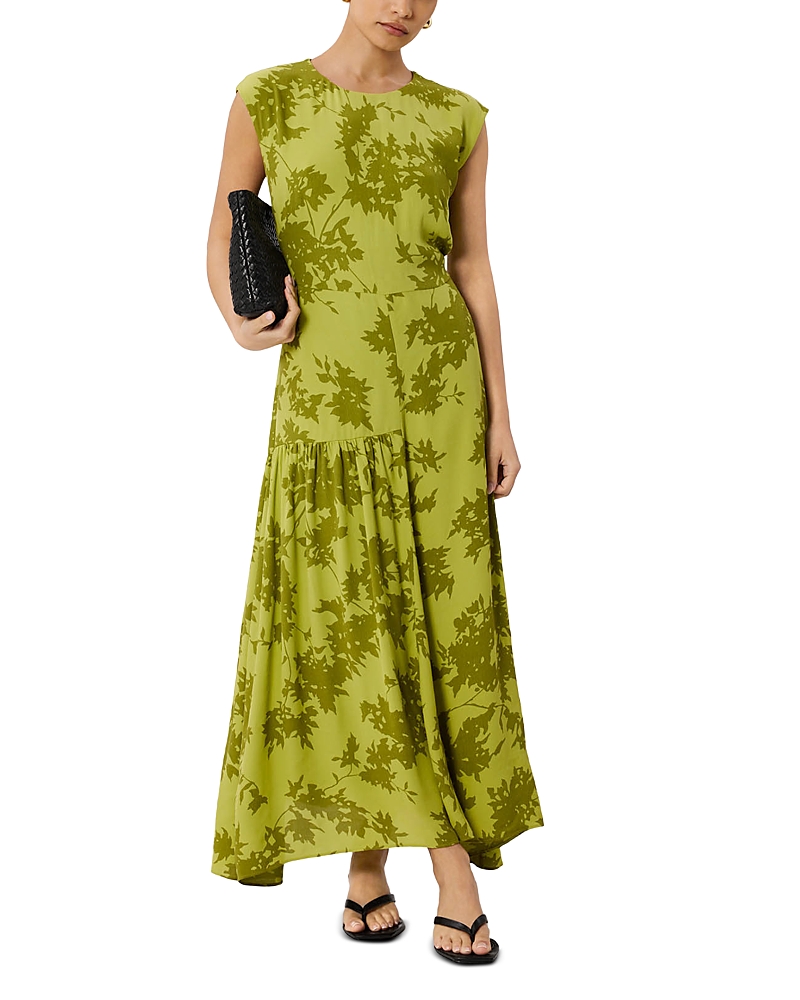 Whistles Petite Floral Asymmetric Dress