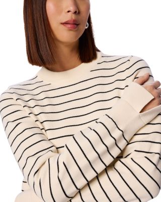 Classic Stripe Cotton Blend Sweater