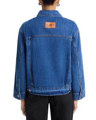 Oversized Denim Jacket in Medium Wash