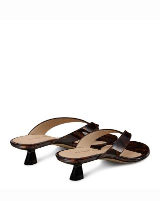 Women's Rio Gloss Turquoise Kitten Heel Sandals