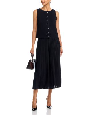 Button Front Sweater Vest