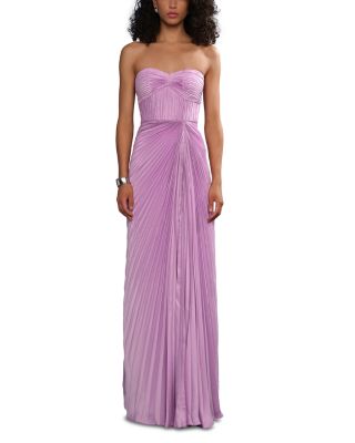 Amur Joyceanne Plisse Gown