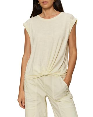 Knotted Hem Muscle Tee