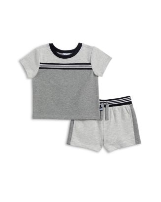 Splendid Boys' Tone Heather Stripe Short Sleeved Tee & Shorts Set ...