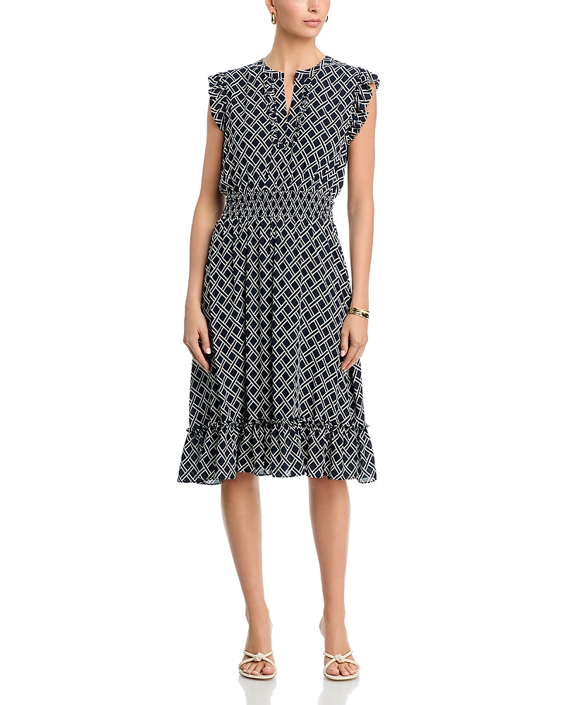 T Tahari Short Sleeve Midi Dress