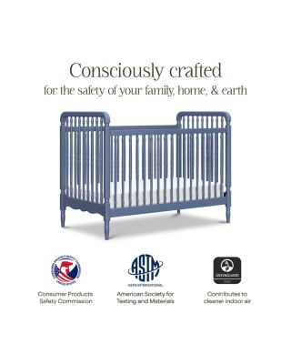 Liberty 3 in 1 Convertible Spindle Crib with Toddler Bed Conversion Kit
