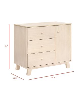 Hudson Modern 3 Drawer Dresser