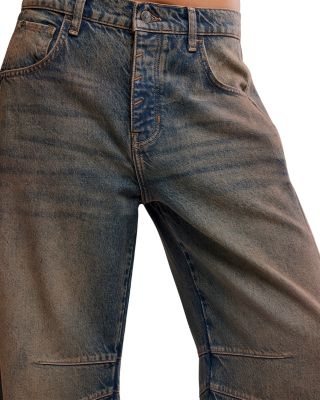 We The Free Good Luck Mid Rise Barrel Jeans in Lost