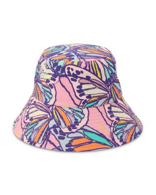 Butterfly Print Bucket Hat