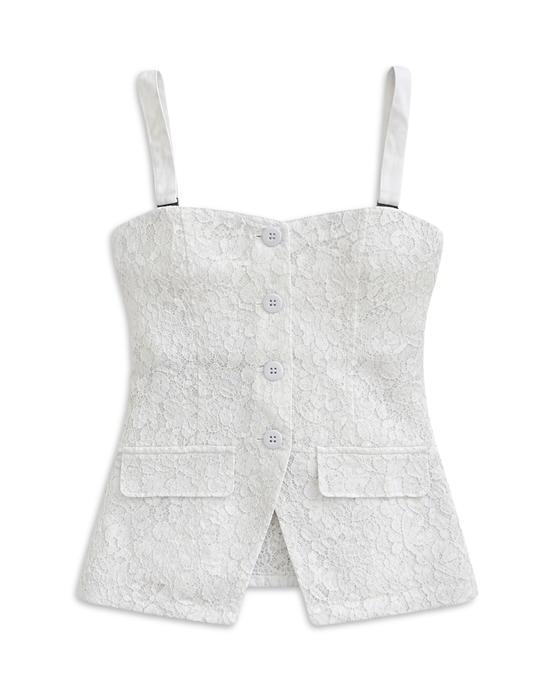 KatieJnyc Girls' Tween Jillian Lace Top - Big Kid