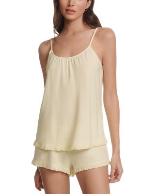 Gisele Ruffled Trim Short Pajama Set