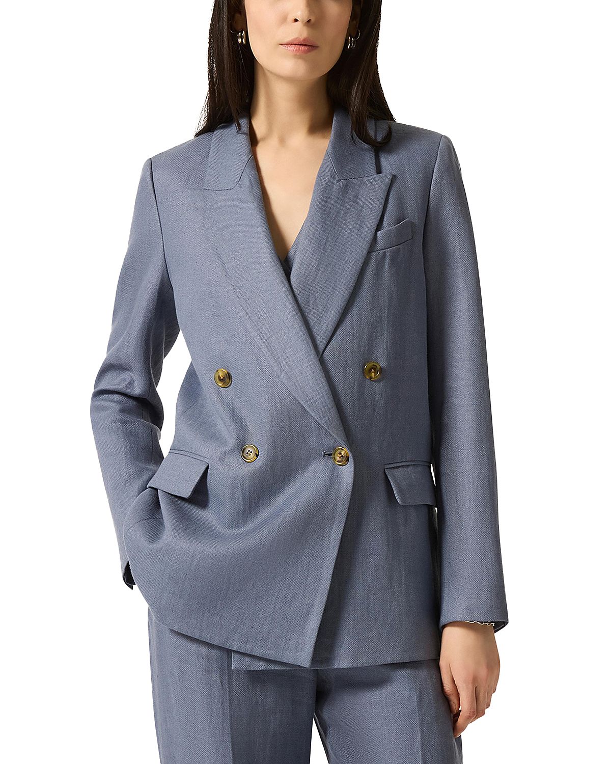Argent Peak Lapel Blazer