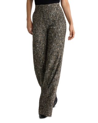Tweed Wide Leg Pants