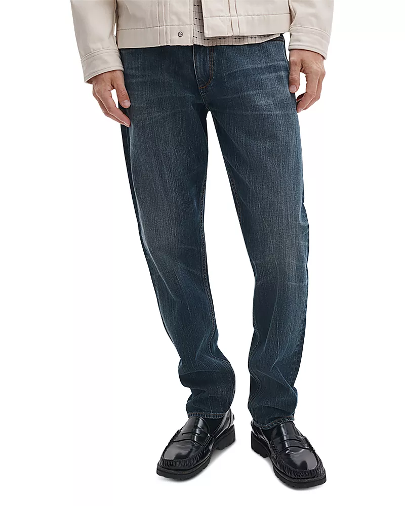 rag & bone Straight Fit Authentic Stretch Jeans in Haven