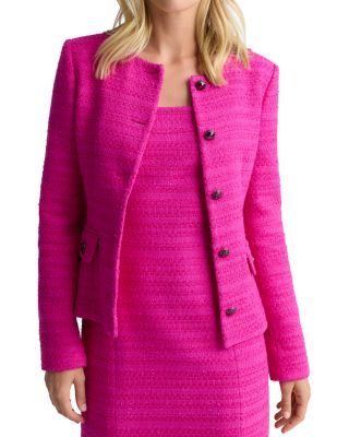 Waist Defining Tweed Jacket
