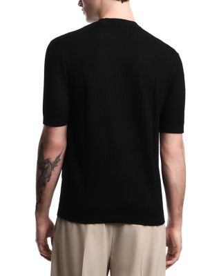 Honeycomb Motif Pullover T-Shirt Sweater